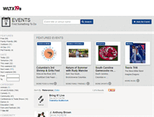 Tablet Screenshot of events.wltx.com